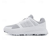 cheap Men&#039;s Golf Shoes-Men&#039;s Black and Gray Golf Shoes with Non-Slip Sole - Comfortable and Durable Footwear for Professional Golfers