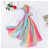 billige Regnbue Alt-Regnbue Stolthet skjerf Fritid Dame Unisex Voksne Pride-parade Festival Halloween Karneval Enkelt karnevalskostyme
