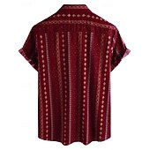 levne Topy-Retro Cikánský 70. léta Tričko Havajské košile Hippie Etno Geleneksel Maškarní kostým Pánské předvečer Všech svatých Karneval hudební festival Plážová dovolená Retro tematická párty Dospělé Tričko