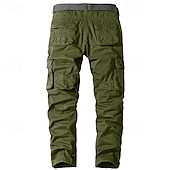 economico Pantaloni cargo-Per uomo Pantaloni cargo Pantaloni da lavoro Pantaloni da escursione Multi tasca Gamba dritta Liscio Traspirazione umidità Indossabile Lunghezza intera Esterno Giornaliero Campeggio e hiking Di
