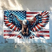 cheap Garden Flags, Banner-4th of July Outdoor Indoor with Grommets Patriotic Flag Independence Day American House Yard Garden Decorations Holiday Banner Sign