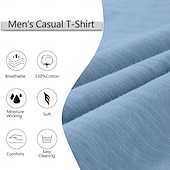 billiga Gym-toppar-Herr T-shirt Ärmlös Kortärmad Remmar Rund hals Sommar Slät Strukturerad Mode Klassisk Ledigt Slät Gata Ledigt Sport Vit Blå Marinblå Topp t-shirt för män