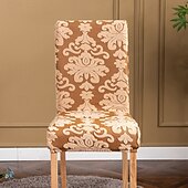 abordables Funda para silla de comedor-Funda para silla de comedor para el hogar, de tela polar, elástica, para el asiento