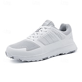 cheap Men&#039;s Golf Shoes-Men&#039;s Black and Gray Golf Shoes with Non-Slip Sole - Comfortable and Durable Footwear for Professional Golfers