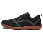 cheap Men&#039;s Sneakers-Men&#039;s White Knit Sneakers with Bright Orange Sole – Breathable Casual Shoes for Running, Outdoor Activities and Urban Style