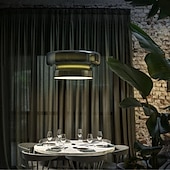 voordelige Eilandlichten-LED hanglamp 36cm glazen kroonluchter enkele kop plafondlamp voor loft bar woonkamer eetkamer warm wit 110-240v