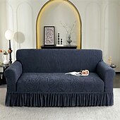 economico Copridivano-Copridivano Floreale Jacquard Jacquard Copriletto