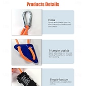 economico Striscie luci a batteria-1 corda luminosa da campeggio per esterni, 3 m/5 m/10 m, impermeabile IP66, corda antivento per tenda con 8 modalità di illuminazione, design durevole e vano batteria impermeabile AA.