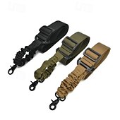 cheap Camping Equipment-Tactical One Single Point Sling Strap Bungee Rifle Gun Sling with QD Buckle