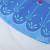 abordables Disfraces de niñas-Frozen Cuento de Hadas Princesa Anna Vestido de niña de las flores Disfraz de fiesta temática Vestidos de tul Cosplay Cosplay de película for Chica Niños Carnaval Mascarada Fiesta