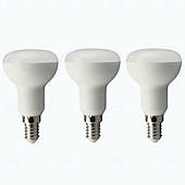 رخيصةأون لمبات الكرة LED-لمبات إضاءة ليد بقاعدة r39 e14 بقدرة 3 وات 220 فولت عاكسة للضوء بقدرة 25 وات مكافئة غير قابلة للتعتيم، مصباح أبيض دافئ للثريا الداخلية ومصباح المكتب، 3 قطع