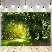 billige Skogteppe-naturlig skog tre landskap hengende billedvev veggkunst stort billedvev veggmaleri dekor fotografi bakgrunn teppe gardin hjem soverom stue dekorasjon