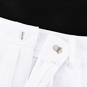 cheap Sets-Women&#039;s Active Fashion Blouse Pants Sets Sleeveless V Neck Solid Color Dubbele Rij Knopen Daily Casual Daily Black White Pink Summer Regular Fit