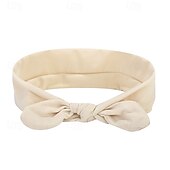 economico Accessori per acconciature-Fasce per capelli con fiocco per donne e ragazze, fasce larghe per capelli da donna, fasce per capelli elastiche morbide e antiscivolo, bandane turbanti da palestra, fasce per capelli, accessori per