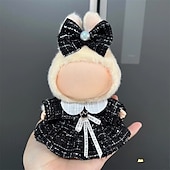 billiga Gåvor-kläder för Labubu, klädset för Labubu docka, hatt kläder ryggsäck för Labubu, snygga bedårande dockkläder accessoarer (ingen docka)