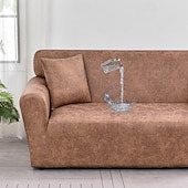 preiswerte Sofabezug-wasserabweisender Sofabezug 1/2/3/4 Sitzer Sofabezug für Wohnzimmer elastischer L-förmiger Ecksofabezug Couchbezug