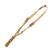 cheap Camping Equipment-Tactical One Single Point Sling Strap Bungee Rifle Gun Sling with QD Buckle