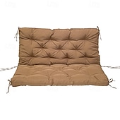 baratos Cobertura de Sofa-Almofada de assento de balanço grossa para balanço externo, almofadas de reposição para balanço de varanda de 2 ou 3 lugares, verde
