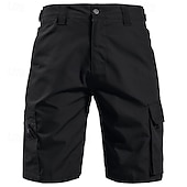 preiswerte Klassiker-Herren Taktische Shorts Cargo-Shorts Shorts mit Camouflage-Muster Shorts Wander-Shorts Reißverschlusstasche Mehrere Taschen Einfach Tarnung Komfort tragbar Knielang Outdoor Sport Täglich Mode Lässig