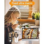 cheap Tool Accessories-Digital Microscope Handheld 2.0 inch IPS Color Screen,Portable Digital Magnifying Glass 500x,Marco Microscope for Kids,Built-in 8LED Lights,USB Compatible with PC Windows, Mac OS