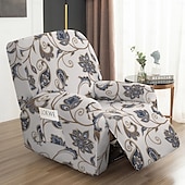 cheap Sofa Cover-Recliner Sofa Chaise Lounge Cover Geometric Printed Reclining Sofa Slipcovers
