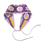 economico Accessori per acconciature-Bandane per capelli hippie, fasce per capelli da donna, fasce boho, fasce per capelli in maglia, fascia floreale per ragazze