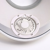 baratos Ventoinhas-chapéu de ventilador, viseiras de sol, chapéu com ventilador, chapéu de sol de grande área com ventilador de resfriamento de 2 velocidades, proteção solar