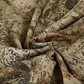 preiswerte Grafische Röcke-Damen Rock Rüschenrock Mode Boho Maxi Mittlere Hüfthöhe Röcke Blumen Rüsche Druck Mikroelastisch Urlaub Straße Braun Sommer Polyester