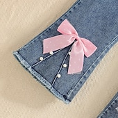 economico Completi per bambine-Ragazze 3D Lettera T-shirt e pantaloni Manica Corta Estate Casual Bambino (1-4 anni) Dai 4 anni in su Girocollo All'aperto Vestibilità comoda