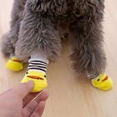 tanie Buty i ochraniacze na łapy-antypoślizgowe skarpetki dla psów zapobiegające lizaniu łap buty dla psów na gorące nawierzchnie buty dla psów dla małych średnich dużych starszych psów buty z kontrolą trakcji &amp;ochraniacze na łapy do