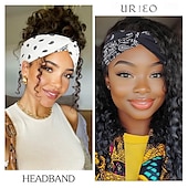 tanie Akcesoria do stylizacji włosów-4 sztuki boho bandany opaski na głowę wiązane opaski do włosów paisley głowa turban sport joga dla kobiet