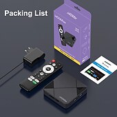 Недорогие Приставки TV Box-ТВ-приставка h96max на базе Android с разрешением 4K Ultra HD, Wi-Fi 6, Bluetooth 5.4, USB 3.0 – интеллектуальный медиаплеер для потоковой передачи, игр, трансляции экрана и домашнего кинотеатра