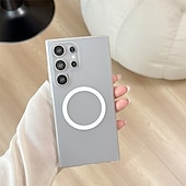 お買い得  サムスン用ケース-電話 ケース 用途 サムスンのギャラクシー S25 S25エッジ S24 Ultra Plus S23 磁気吸着ケース 磁石バックル ワイヤレス充電をサポート マットフロスト PC