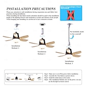 economico Lampadine-1 ventilatore da soffitto con attacco E26/27 e telecomando, con luci e prolunga per presa, lampadina a 3 velocità, ventilatore da soffitto con 6 pale per camera da letto, cucina, garage, effetto legno.