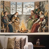 preiswerte Mittelalterlicher Wandteppich-Mittelalterliche Wandteppich Mittelalter Teppich Religiöse Kunst Große Wanddekoration Fotografische Kulisse für Zuhause Schlafzimmer Wohnzimmer Dekoration Gent Belgien