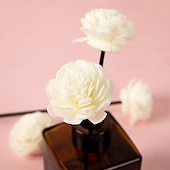 economico Piante e Fiori Artificiali-Diffusore di deodorante per ambienti a forma di fiore artificiale, decorazione ad espansione di profumo non infiammabile, diffusore di fragranze in PE per casa, soggiorno, bagno, matrimonio,