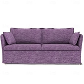 cheap Sofa Cover-Sofa Cover Suitable For BACKSÄLEN Sofa Solid Color Quilted Slipcovers