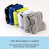 cheap Men's Socks-Men's 5 Pairs Multi Packs Socks Running Socks Casual Socks Black White Color Plain Vacation Sports &amp; Outdoor Daily Basic Medium Spring Fall Fashion Casual