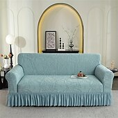 economico Copridivano-Copridivano Floreale Jacquard Jacquard Copriletto