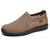 ieftine Pantofi casual slip-on-Adidași respirabili din plasă pentru bărbați - adidași ușori și confortabili pentru un stil de viață activ și aventuri de zi cu zi
