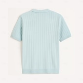 economico Polo classica da uomo-Per uomo Polo Maglione polo lavorato a maglia Affari Casuale Scollo a V Manica Corta Formale Tinta unica Novità Estate Tutte le stagioni Blu chiaro Cachi chiaro Nero Bianco Verde militare Caffè Polo