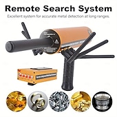 cheap Outdoor Activity-Metal Detector 30m Depth 1200m Range 6 Antenna Highly Accurate Metal Pinpointer Handheld Golden Diamond Miner Detector Metal Finding Detector Remote Search Underground Metal Device for Silvery Copper