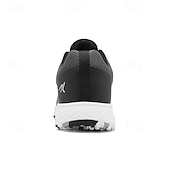 cheap Men&#039;s Golf Shoes-Men&#039;s Black and Gray Golf Shoes with Non-Slip Sole - Comfortable and Durable Footwear for Professional Golfers