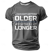 ieftine Tricouri amuzante pentru bărbați-Bărbați Tată Tricou Manșon scurt Tricou Tipărire 3D Stil Nautic Cămașă Modă Zilnic De Bază Stradă Casual Zilnic Negru Alb Albastru piscină Vară Primăvară Îmbrăcăminte S M L XL XXL XXXL