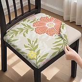 abordables Funda para silla de comedor-Funda para silla de comedor, funda para taburete, funda de poliéster con estampado geométrico