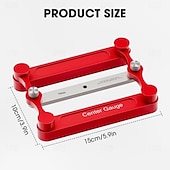 abordables Outils de Mesure-jauge centrale &amp;Kit de gabarit de goujonnage, gabarit de goujonnage autocentrant, guides de perçage, jauge centrale en acier inoxydable, jauge de marquage, outil de travail du bois