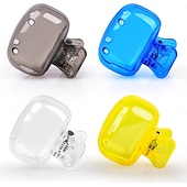 abordables Baignade et soins personnels-Lot de 10/15/20 housses de tête de brosse à dents de voyage, capuchon de protection de brosse à dents portable, étui de protection en plastique avec clip pour la maison, les voyages, le camping, la