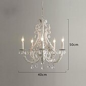 olcso Csillárok-5-Light 40 cm Lámpás dizájn Csillárok Fém Festett felületek Szüret 110-120 V 220-240 V