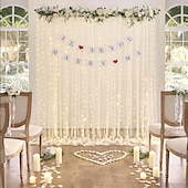 economico Tende trasparenti-Drappe per arco nuziale in chiffon tende trasparenti per decorazioni di festa cerimonia arco palcoscenico