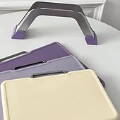 levne Kuchyňské potřeby-Oboustranné plastové krájecí prkénko do kuchyně, sada 3 krájecích prkének s úložným stojanem, barevné kódování pro různé druhy potravin, krájecí prkénko lze mýt v myčce nádobí